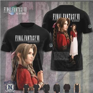 Final Fantasy VII Aerith Character Gaming T Shirt