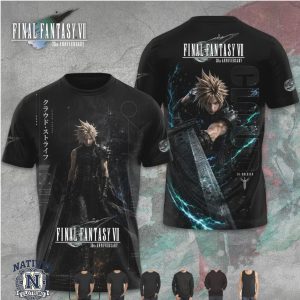 Final Fantasy VII Cloud Strife Buster Sword Soldier T Shirt