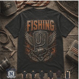 Fishing 9 11 2001 25th Anniversary Memorial T Shirt