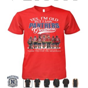 Florida Hockey Team Vintage Legend Players Red T Shirt