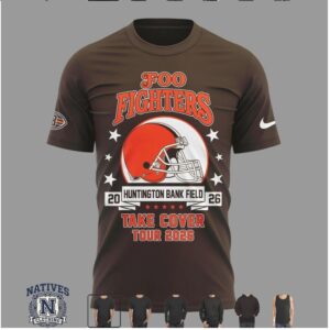 Foo Fighters Cleveland Concert Tour Band T Shirt
