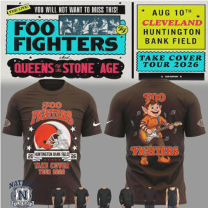 Foo Fighters Cleveland Concert Tour Band T Shirt