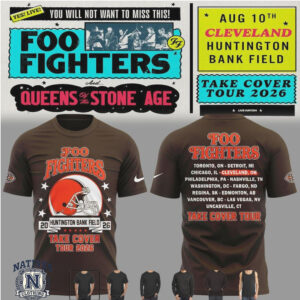 Foo Fighters Cleveland Huntington Bank Field T Shirt