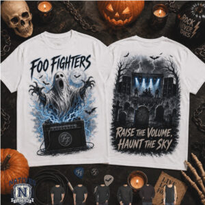 Foo Fighters Rock Band Halloween Ghost Concert T Shirt