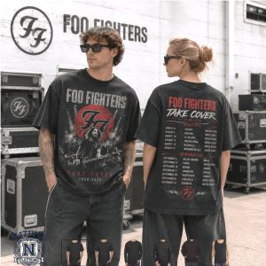 Foo Fighters Take Cover Tour 2026 Concert T Shirt Foo Fighters Take Cover Tour 2026 Concert T Shirt