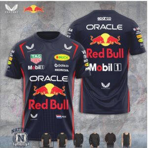 Formula One Racing Oracle Red Bull Motorsport Team T Shirt