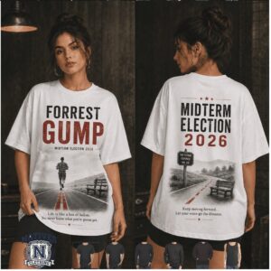 Forrest Gump Midterm Election Keep Moving Forward T Shirt