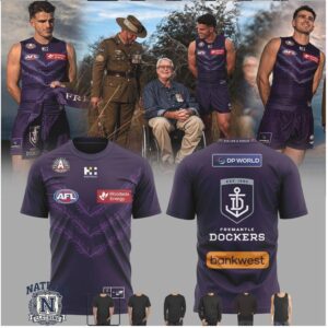Fremantle Dockers AFL Purple Heritage Jersey T Shirt
