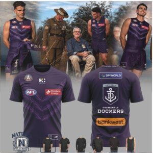 Fremantle Dockers AFL Purple Heritage Jersey T Shirt