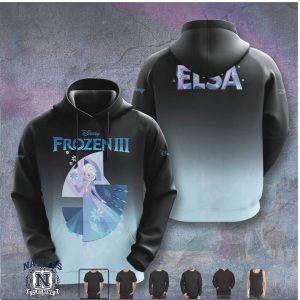 Frozen 3 Elsa Snowflake Ice Queen Movie Fan T Shirt