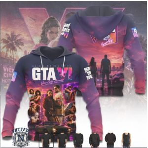 GTA VI Vice City Awaits New Looks New Vibes Graphic T Shirt