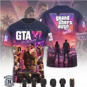 GTA VI Vice City Awaits New Looks New Vibes Graphic T Shirt