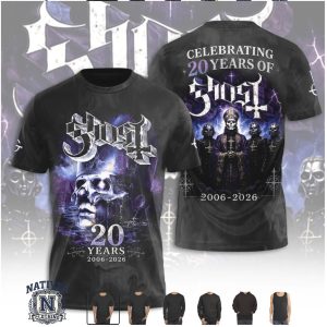 Ghost Band Celebrating 20 Years Lightning Tour Rock T Shirt