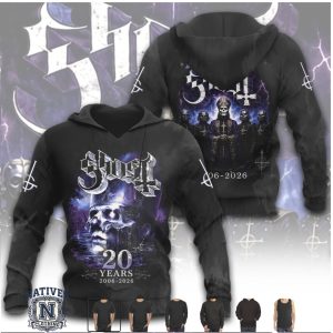 Ghost Band Celebrating 20 Years Lightning Tour Rock T Shirt
