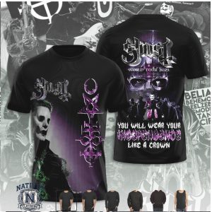 Ghost Band Independence Like A Crown World Tour 2025 T Shirt