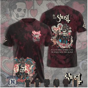 Ghost Band Papa Emeritus Be My Ghost Floral Rock T Shirt