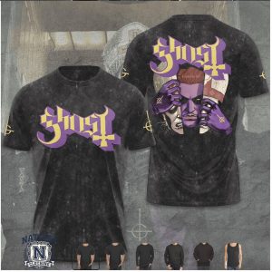 Ghost Band Papa Emeritus Mask Reveal Vintage Mineral Wash T Shirt