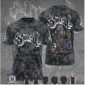 Ghost Band Papa Emeritus Skull Throne Heavy Metal Rock T Shirt