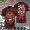 Ghost Band Papal Power Neon Green Lightning Graphic T Shirt Ghost Band Papal Power Neon Green Lightning Graphic T Shirt