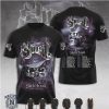 Ghost Band Skeletour 2025 Skull Cathedral Bleach Wash T Shirt Ghost Band Skeletour 2025 Skull Cathedral Bleach Wash T Shirt