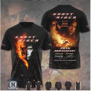 Ghost Rider 20th Anniversary Nicolas Cage Movie Quote T Shirt
