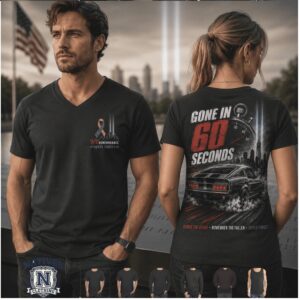 Gone In Sixty Seconds 911 Remembrance Muscle Car T Shirt
