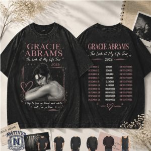 Gracie Abrams The Look At My Life Tour Concert T Shirt Gracie Abrams The Look At My Life Tour Concert T Shirt
