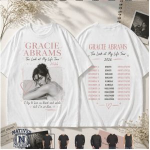Gracie Abrams The Look At My Life Tour Concert T Shirt