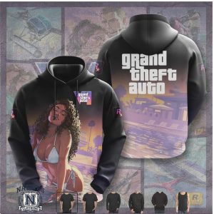 Grand Theft Auto VI Tropical Poolside Aesthetic Graphic T Shirt