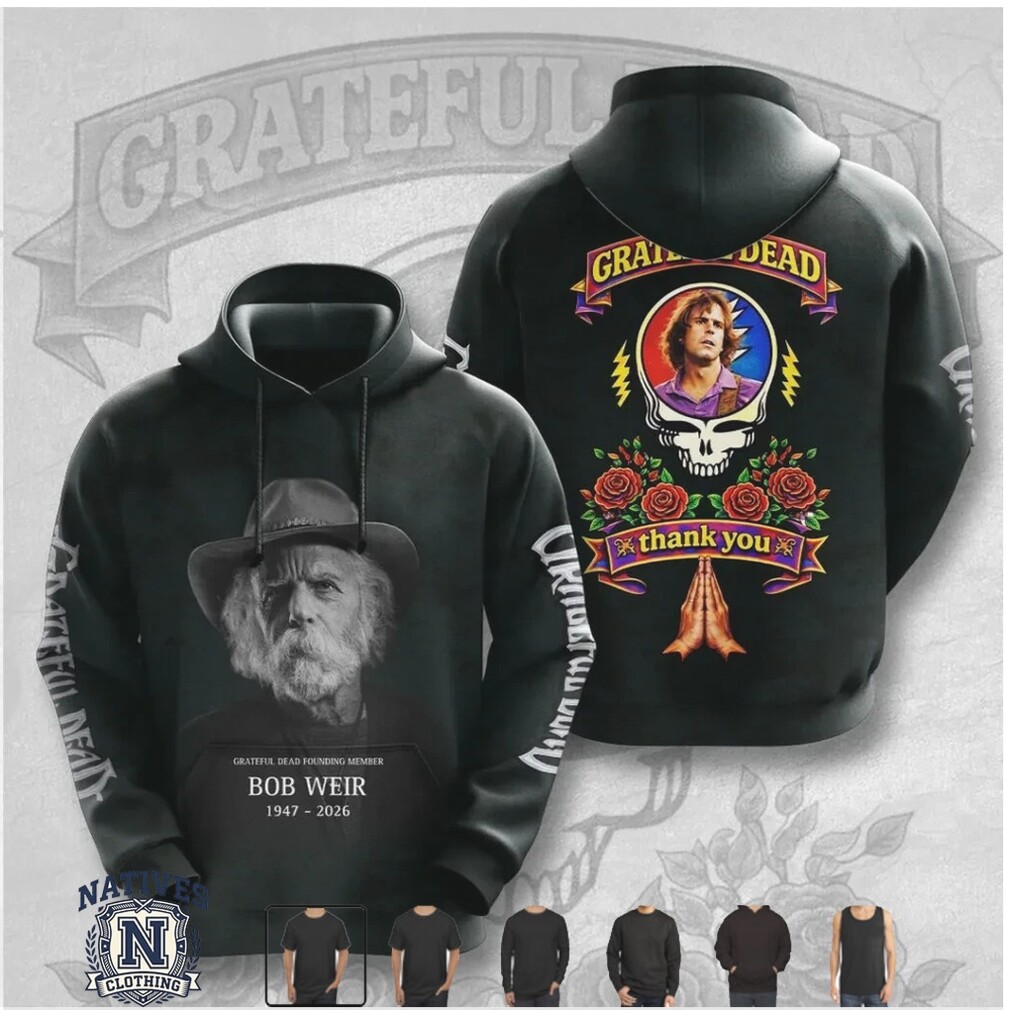 Grateful Dead Bob Weir Founding Member Memorial T Shirt Grateful Dead Bob Weir Founding Member Memorial T Shirt