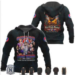 Grateful Dead Bob Weir Not Fade Away Memorial T Shirt