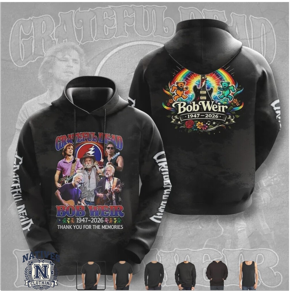 Grateful Dead Bob Weir Rainbow Guitar Tribute T Shirt Grateful Dead Bob Weir Rainbow Guitar Tribute T Shirt