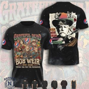 Grateful Dead Bob Weir Thank You Memories Vintage T Shirt