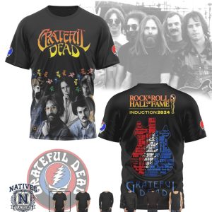 Grateful Dead Rock Hall Induction 2024 Guitar Graphic T Shirt
