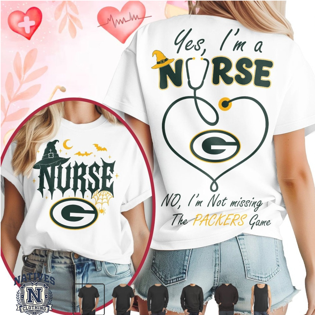 Green Bay Football Nurse Halloween Stethoscope T Shirt Green Bay Football Nurse Halloween Stethoscope T Shirt