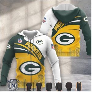 Green Bay Packers NFL City Graphic Printed T Shirt Hoodie