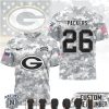 Green Bay Packers US Army Salute To Service Camo T Shirt Green Bay Packers US Army Salute To Service Camo T Shirt