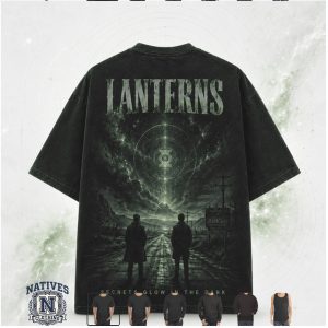 Green Lanterns Secrets Glow In The Dark Vintage T Shirt