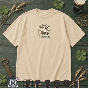 Guinness Beer Hello Kitty Good Things Come To Those Who Wait T Shirt