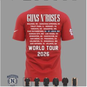 Guns N Roses Busch Stadium World Tour T Shirt