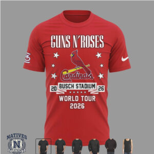 Guns N Roses Busch Stadium World Tour T Shirt