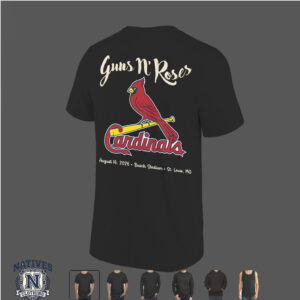 Guns N Roses St Louis Cardinals Baseball Stadium T Shirt
