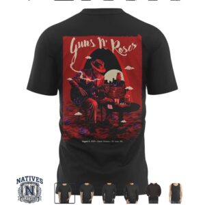 Guns N Roses St Louis Concert Tour Rock Music T Shirt