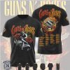 Guns N Roses World Tour 2026 Diamond Hand Skull Graphic T Shirt Guns N Roses World Tour 2026 Diamond Hand Skull Graphic T Shirt