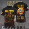 Guns N Roses World Tour 2026 Rose Skull Skeleton Rib Cage T Shirt Guns N Roses World Tour 2026 Rose Skull Skeleton Rib Cage T Shirt