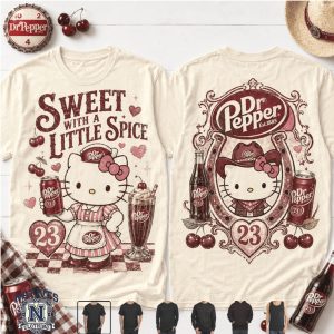 Hello Kitty Dr Pepper Sweet With A Little Spice T Shirt Hello Kitty Dr Pepper Sweet With A Little Spice T Shirt