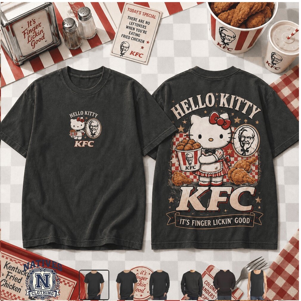 Hello Kitty KFC Fast Food Finger Lickin Good Vintage T Shirt Hello Kitty KFC Fast Food Finger Lickin Good Vintage T Shirt