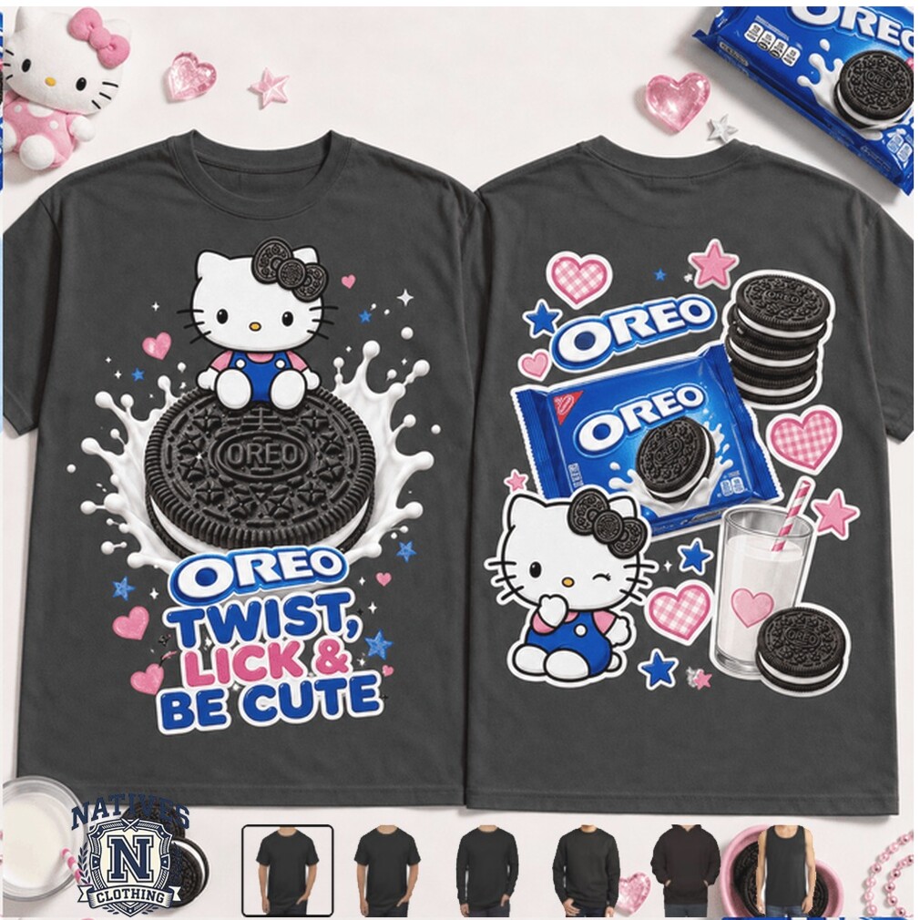 Hello Kitty Oreo Cookie Milk Cute Kawaii Sweet Graphic T Shirt Hello Kitty Oreo Cookie Milk Cute Kawaii Sweet Graphic T Shirt