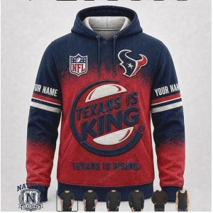 Houston Texans Custom Name Graphic Football Apparel Hoodie T Shirt