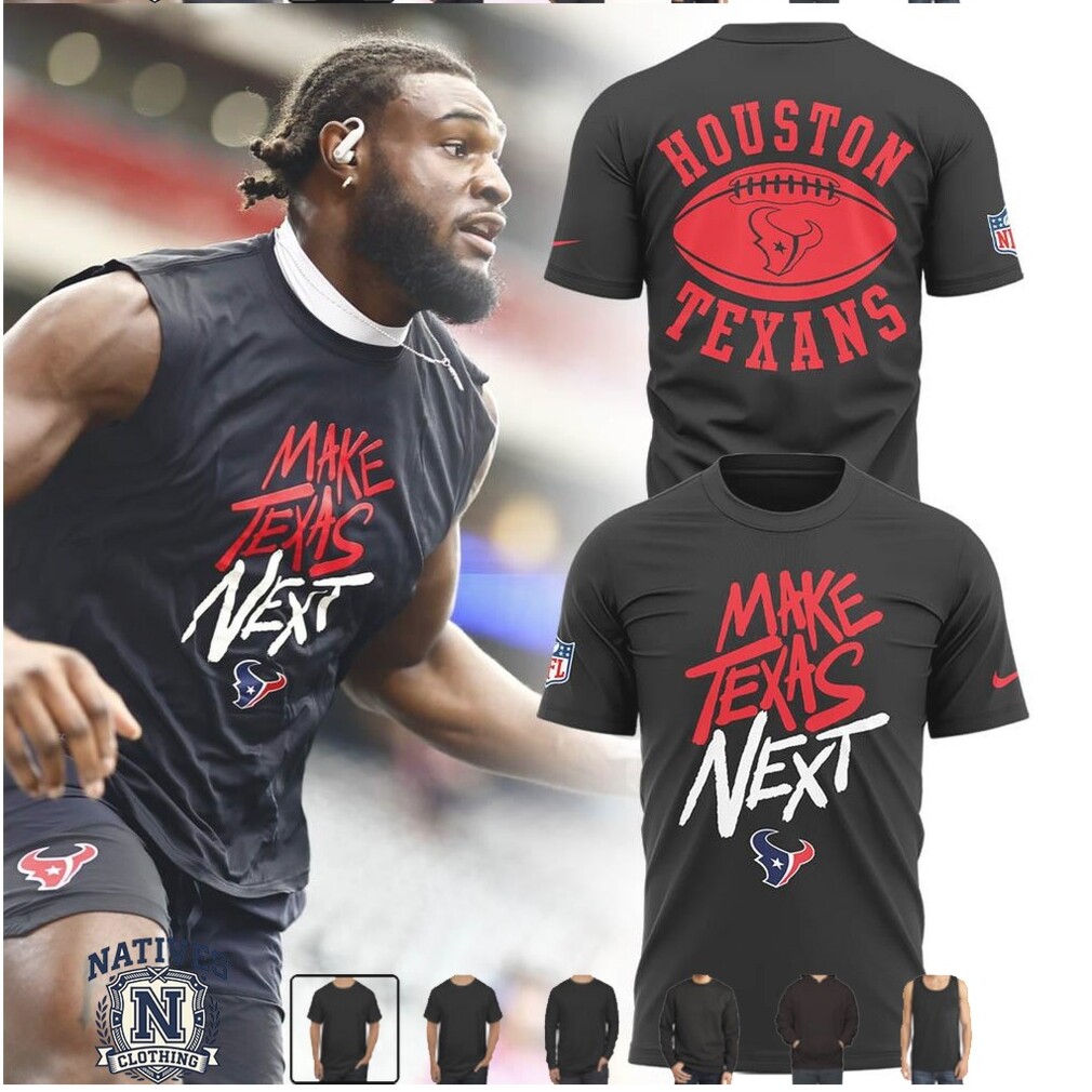 Houston Texans Football Gridiron Heritage Sport T Shirt Houston Texans Football Gridiron Heritage Sport T Shirt